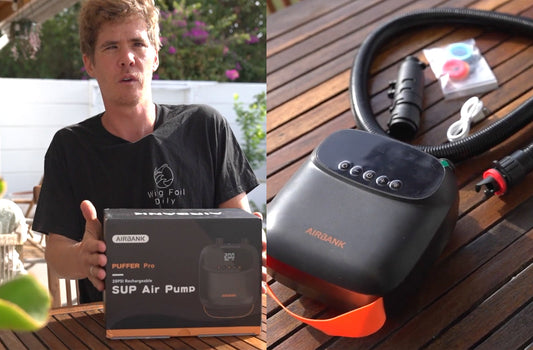 AIRBANK PUFFER PRO Review! The Best Electric Pump for Wing Foiling?