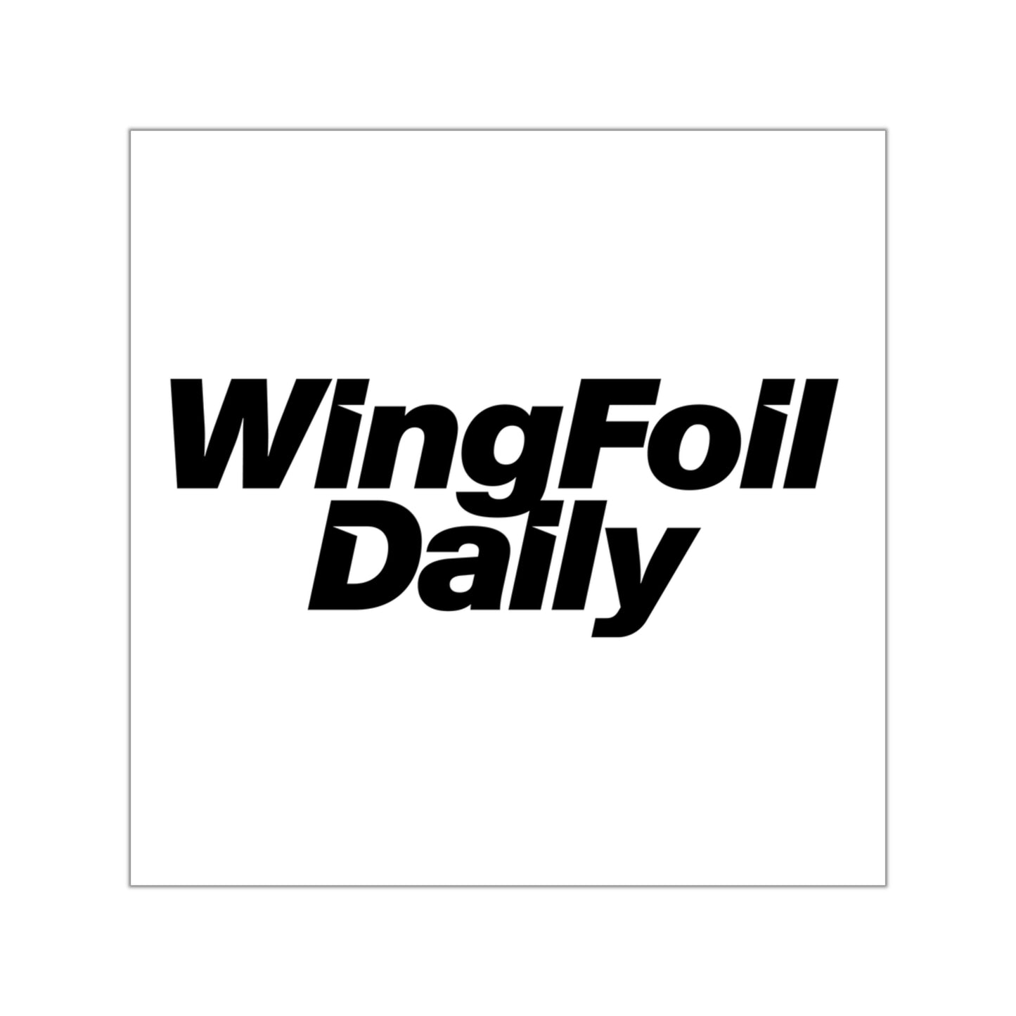 wingfoildaily Typo Sticker