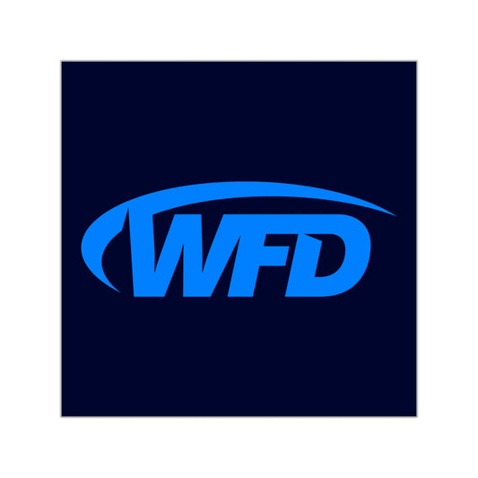 WFD Logo Sticker Blue