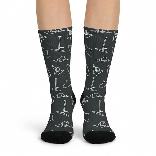 Foil Line Socks