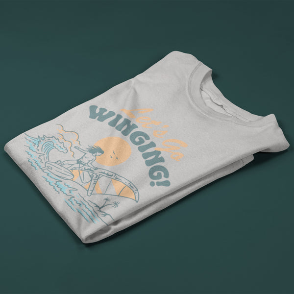 Vintage Wing Foiling Adventure: 'Let's Go Winging' Tee