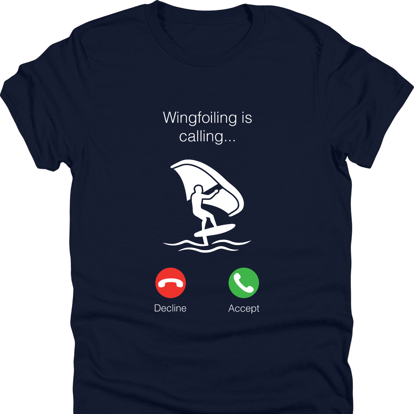 Wingfoiling is calling Tee