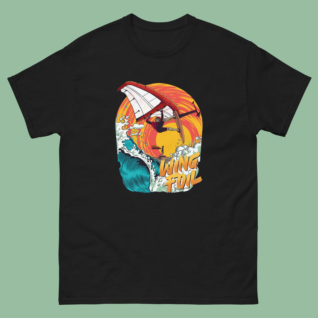 Wing Foiling Vibes T-Shirt Catch the Sunset, Ride the Wave
